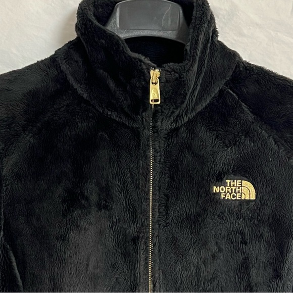 The North Face Jackets & Blazers - The North Face Women’s Black Osito Fleece Jacket with Gold Logo